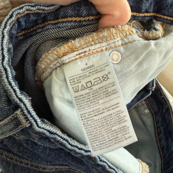 Size 4 Sky-High Wide Leg Jeans - Picture 5 of 5